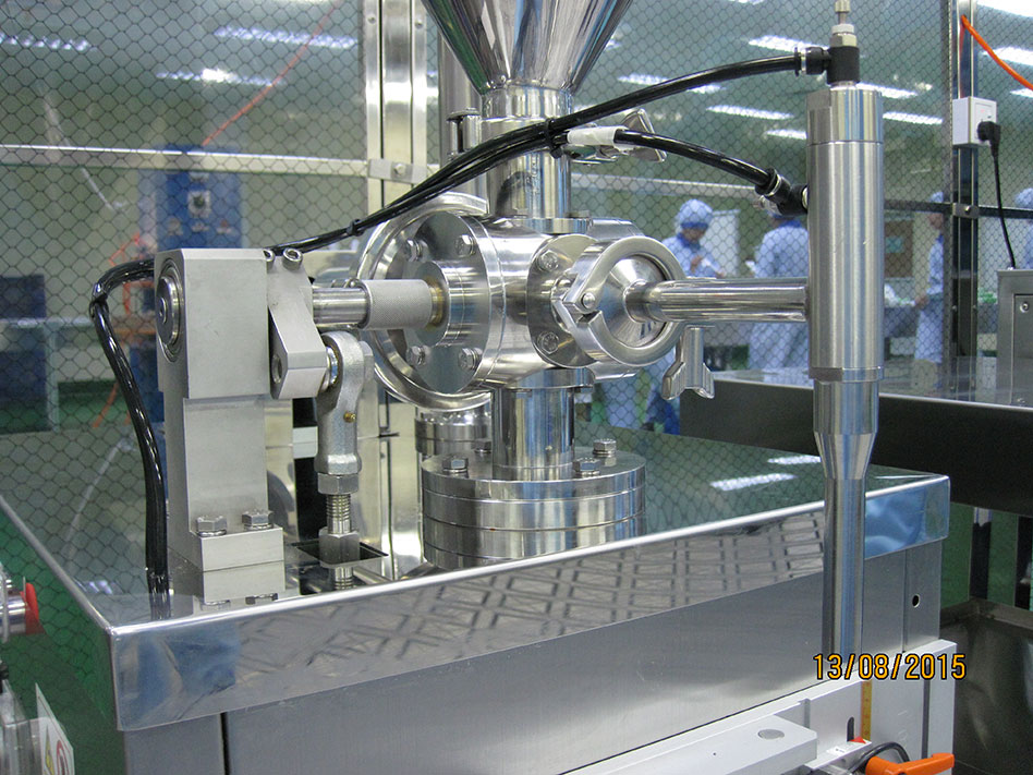 Semi-auto ointment filling machine